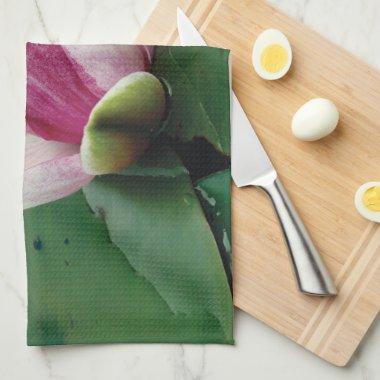 Lotus Flower Photo Tea Towel 40.6 cm x 61 cm