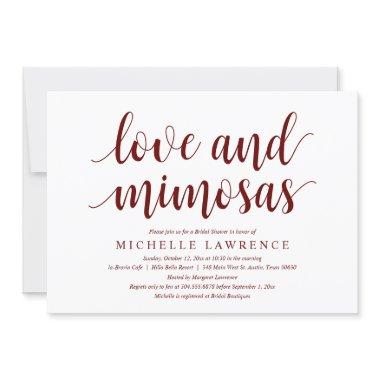 Love and mimosas, Modern  Celebration