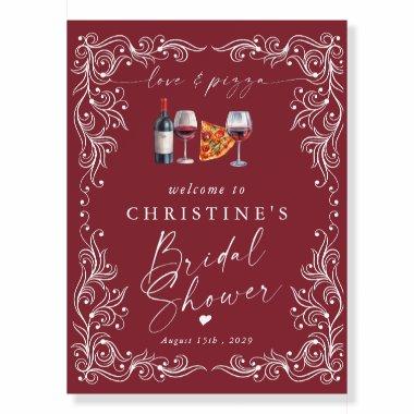 Love and Pizza | Wine  Sign