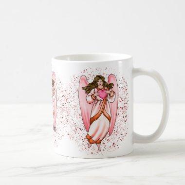 Love Angel Heart Coffee Mug