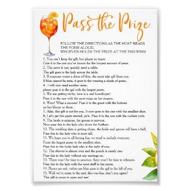 Love at First Pass the Prize  Game Photo Print