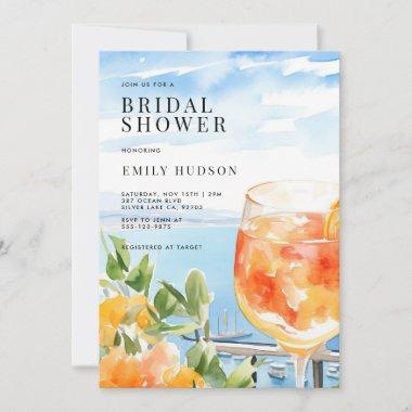 Love at First Spritz Amalfi Bridal Shower Invitations