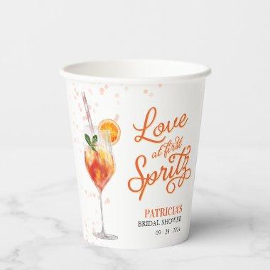 Love at First Spritz  Paper Cups