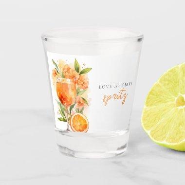 Love at First Spritz Bridal Shower Shot Glass