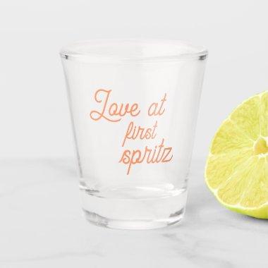 Love at First Spritz Bridal Shower Shot Glass