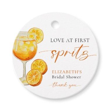 Love at First Spritz  Welcome Custom Favor Tags