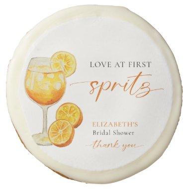 Love at First Spritz  Welcome Custom Sugar Cookie