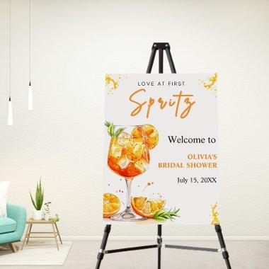 Love at First Spritz  Welcome Foam Board