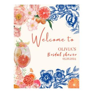 Love at first spritz  welcome sign
