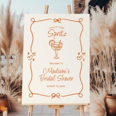 Love At First Spritz Hand Drawn  Foam Board
