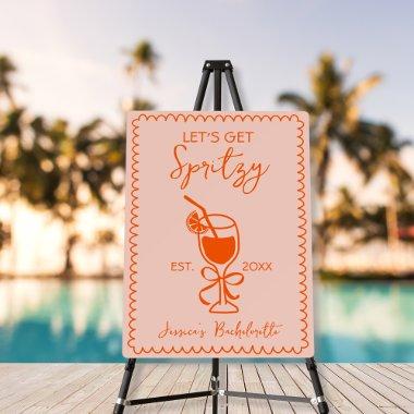 Love At First Spritz Hand Drawn  Foam Board
