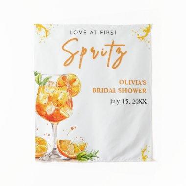 Love at First Spritz Orange  Backdrop