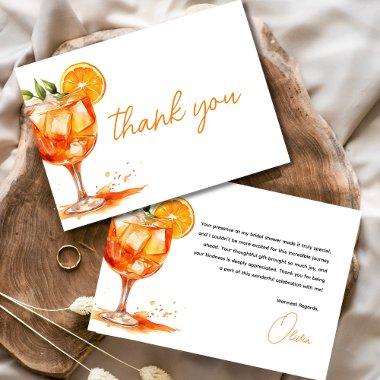 Love at First Spritz Orange  Thank You