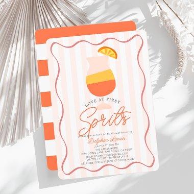 Love at First Spritz Retro Stripe