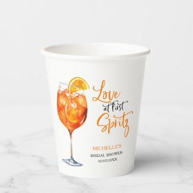 Love at First Spritz Summer Cocktail  Paper Cups