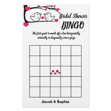 Love Bird  Bingo Game  Flyer