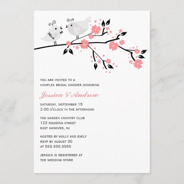 Love Birds Bridal Shower {pink} Invitations