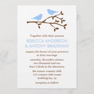 Love Birds Wedding Invitations