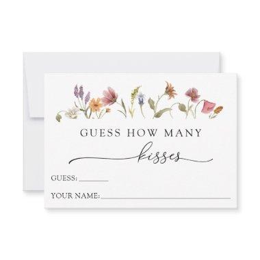Love Bloom Wildflower Guess How Many Kisses