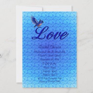 Love Bluebird Bridal Shower Invite