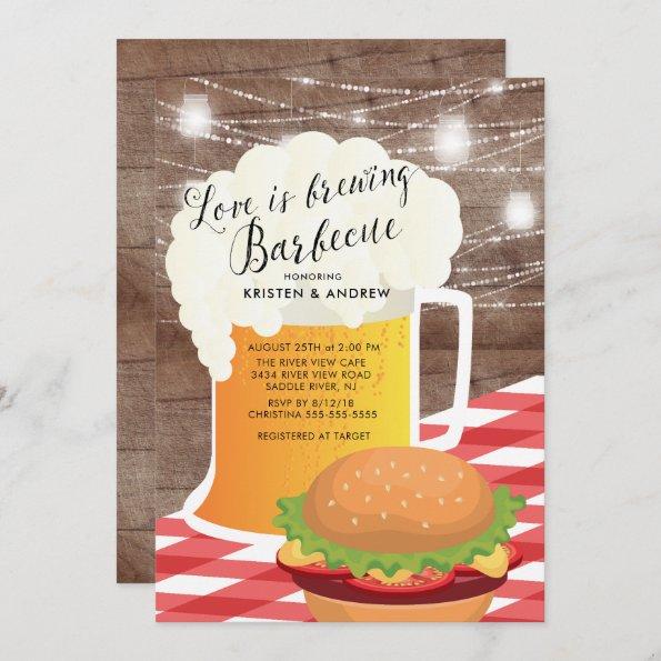 Love Brewing Couple Shower Invitations