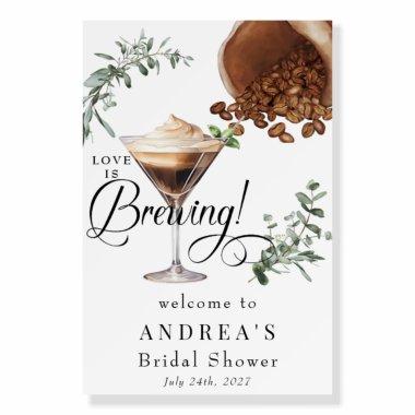 Love Brewing | Espresso | Martini | Shower Welcome Foam Board