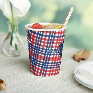 Love Fall Kitsch Country Rustic Wedding Party Paper Cups