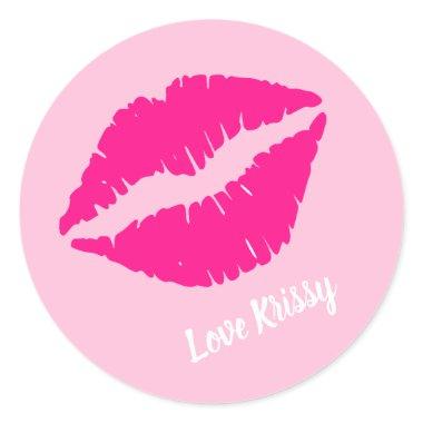 Love From me  Party Classic Round Sticker