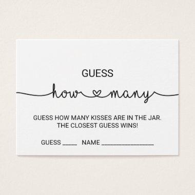 Love Hearts Guess How Many Kisses Game