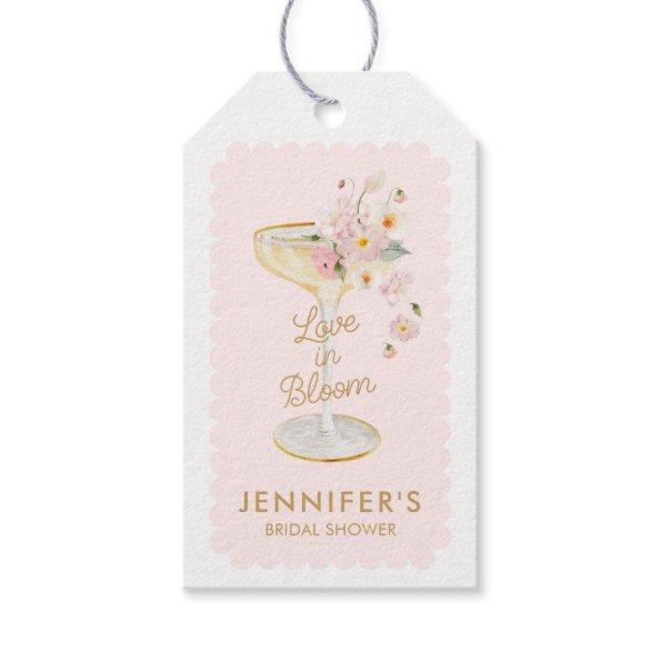 Love in Bloom Bridal Shower Favor Gift Tags