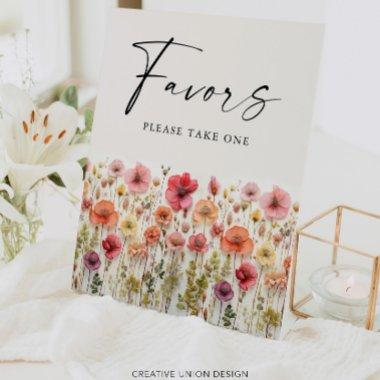 Love In Bloom  Favors Pedestal Sign