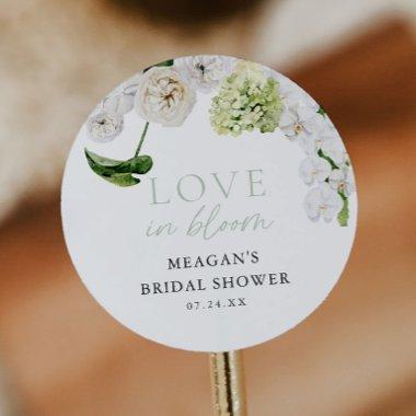 Love In Bloom  Thank You Favors Classic Round Sticker