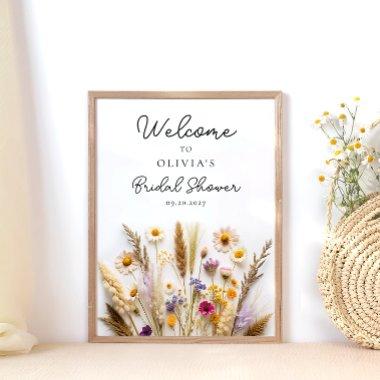 Love In Bloom  Wildflower Welcome Poster