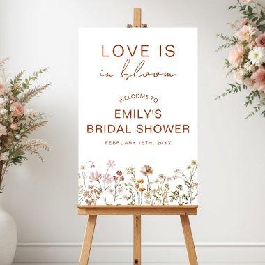 Love in Bloom Floral  Welcome Foam Board