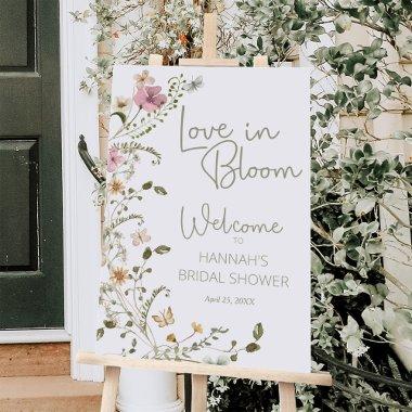 Love in Bloom Wildflower  Welcome Foam Board
