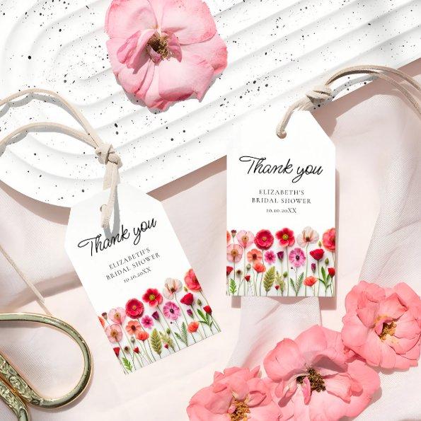 Love in Bloom Wildflower Floral  Gift Tags