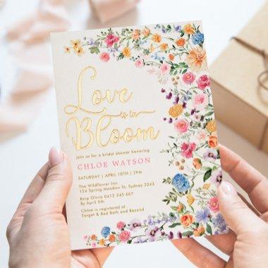 Love in Bloom Wildflower Meadow  Foil