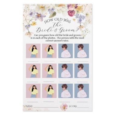 Love in bloom Wildflower Rustic Bridal Game