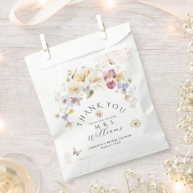 Love in bloom Wildflower Rustic  Favor Bag
