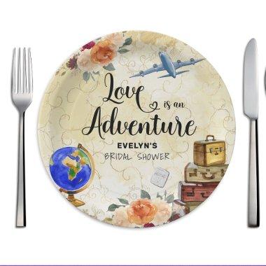 Love is an Adventure  Paper Plates