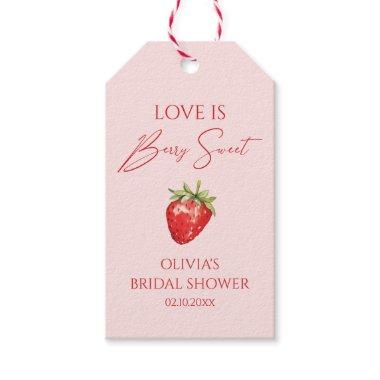 Love is Berry Sweet  Favor Gift Tags