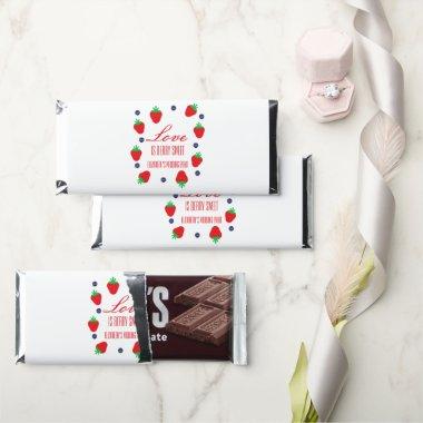 Love Is Berry Sweet Fruit  Hershey Bar Favors