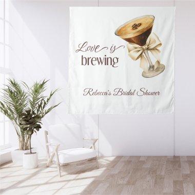 Love is Brewing Bow Espresso Martini  Tapestry
