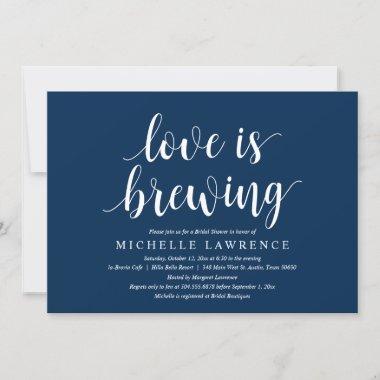 Love is Brewing, Bridal Shower Celebration Invitat Invitations