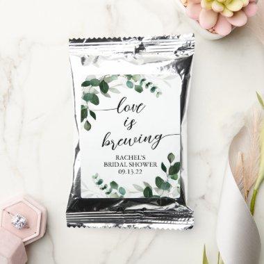 Love is brewing Bridal Shower Coffee favor Coffee Drink Mix