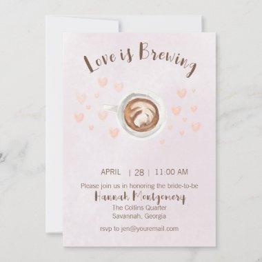 Love is Brewing Bridal Shower Invitations