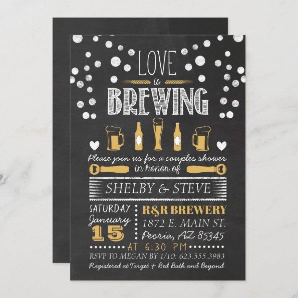 Love is Brewing Bridal Shower Invitations