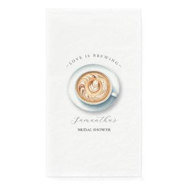 Love is Brewing  Paper Guest Towels