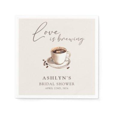 Love is Brewing  Paper Napkins