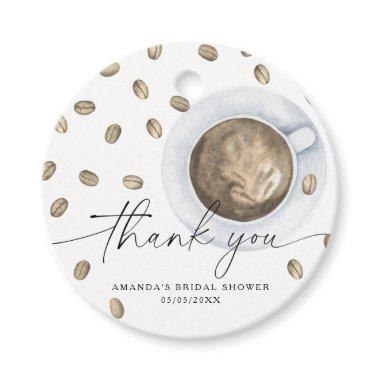 Love is brewing  Thank you Favor Tags